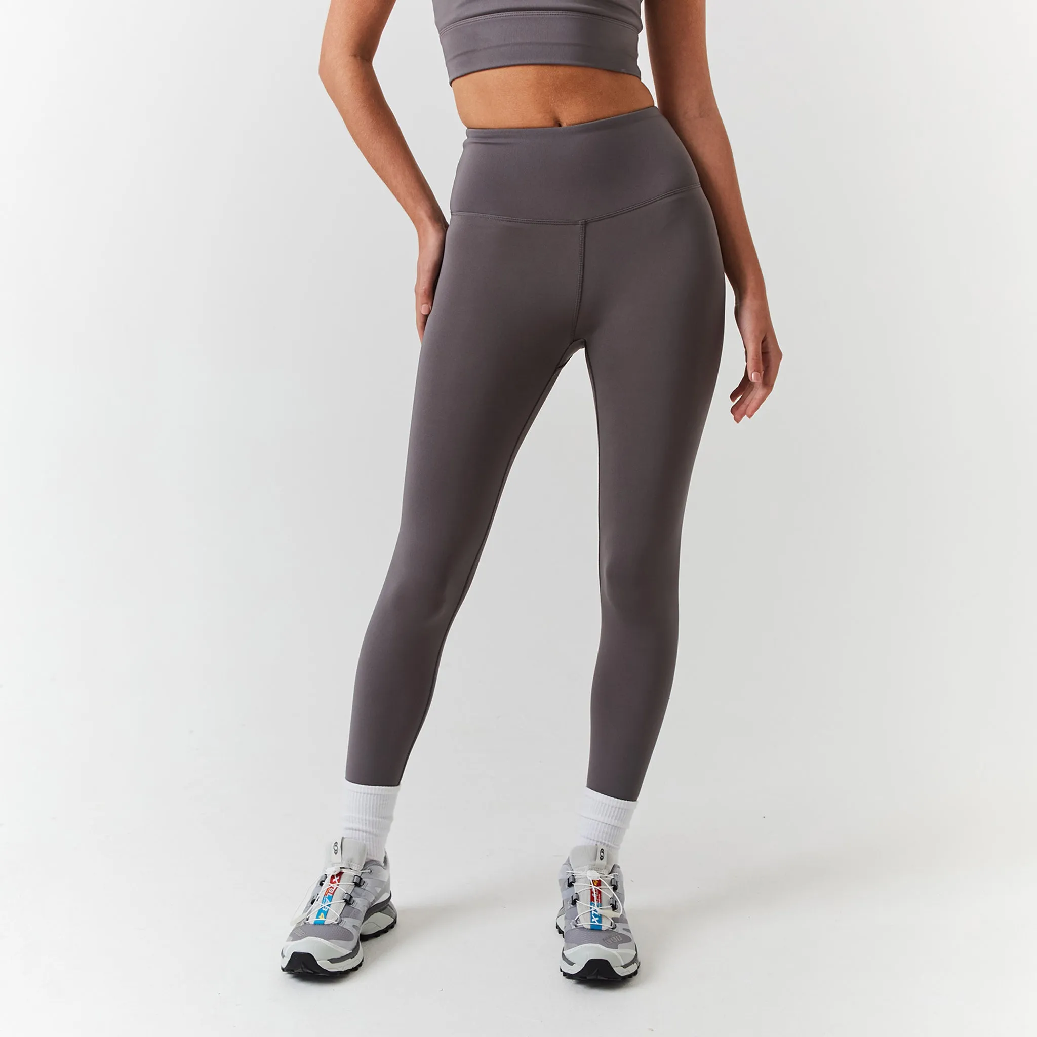 Move Fast Soft Form 2-Pack Second Skin Leggings | Grey/Olive