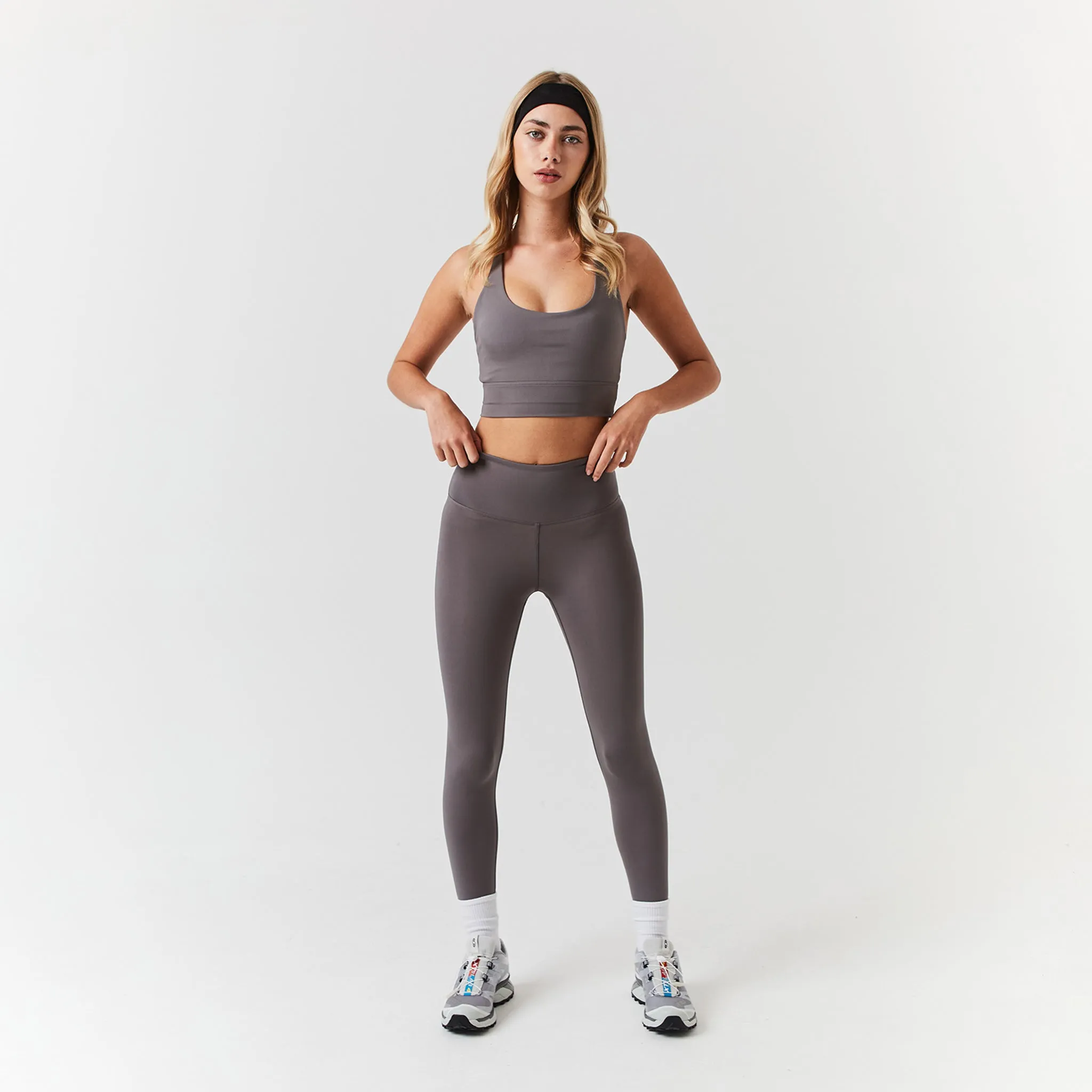 Indoor Ready Relaxed Layers 2-Pack Second Skin Leggings | Grey/Olive