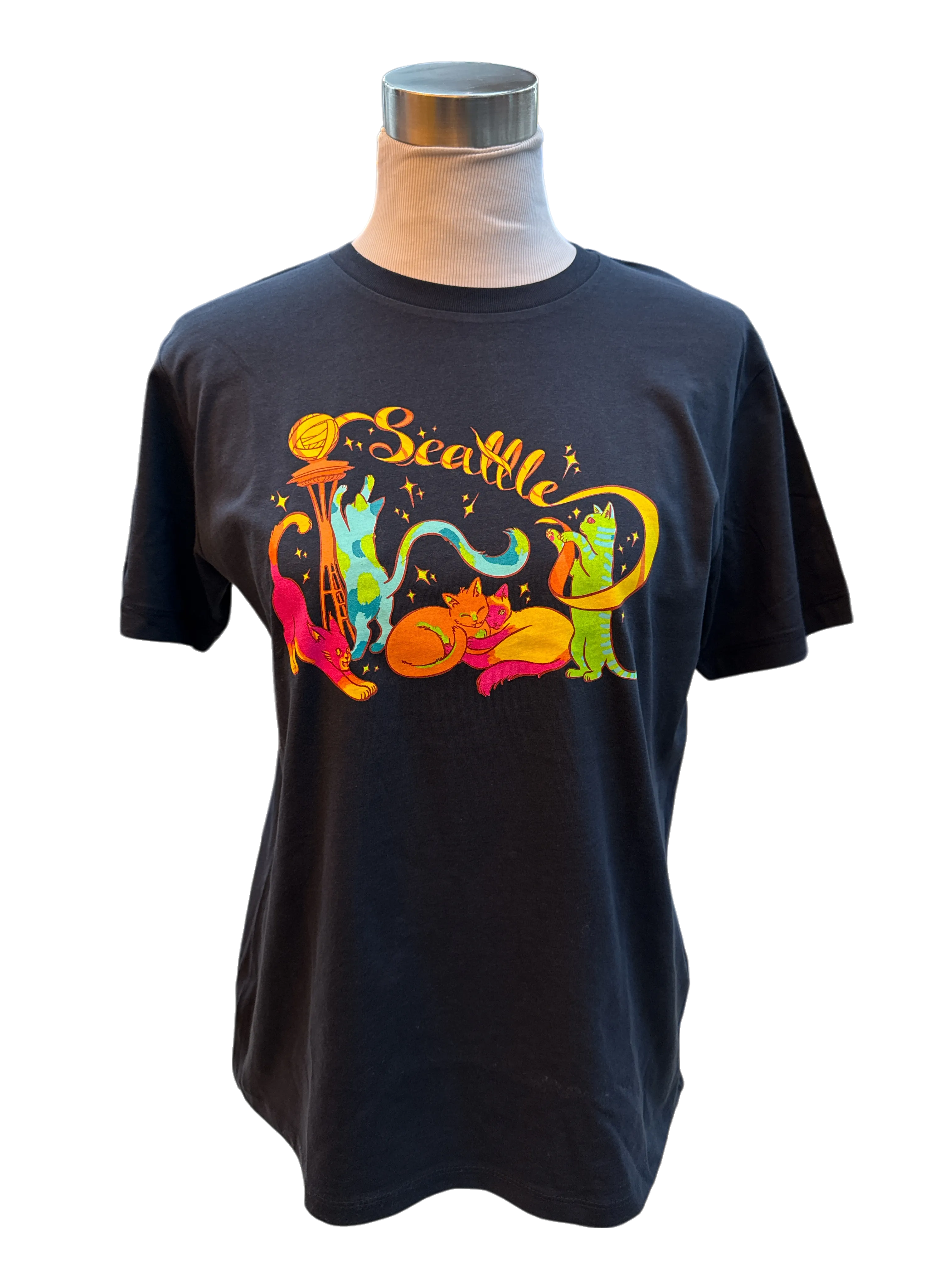 2025 Limited Edition Space Needle ECCC Women's Tee Relaxed Comfort Fit Comfort and Fit