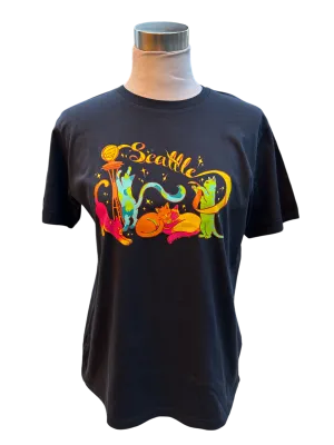 2025 Limited Edition Space Needle ECCC Women's Tee Relaxed Comfort Fit Comfort and Fit