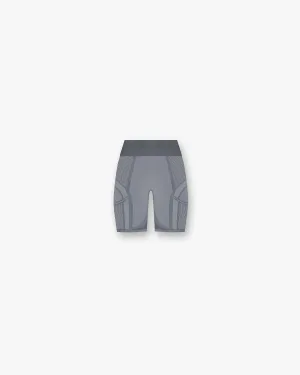 247 Hydro Seamless Training Short - Ice Grey Frictionless Movement