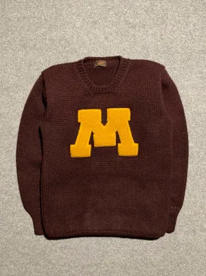 Essential Drape 40s Letterman Michigan Knit (M)