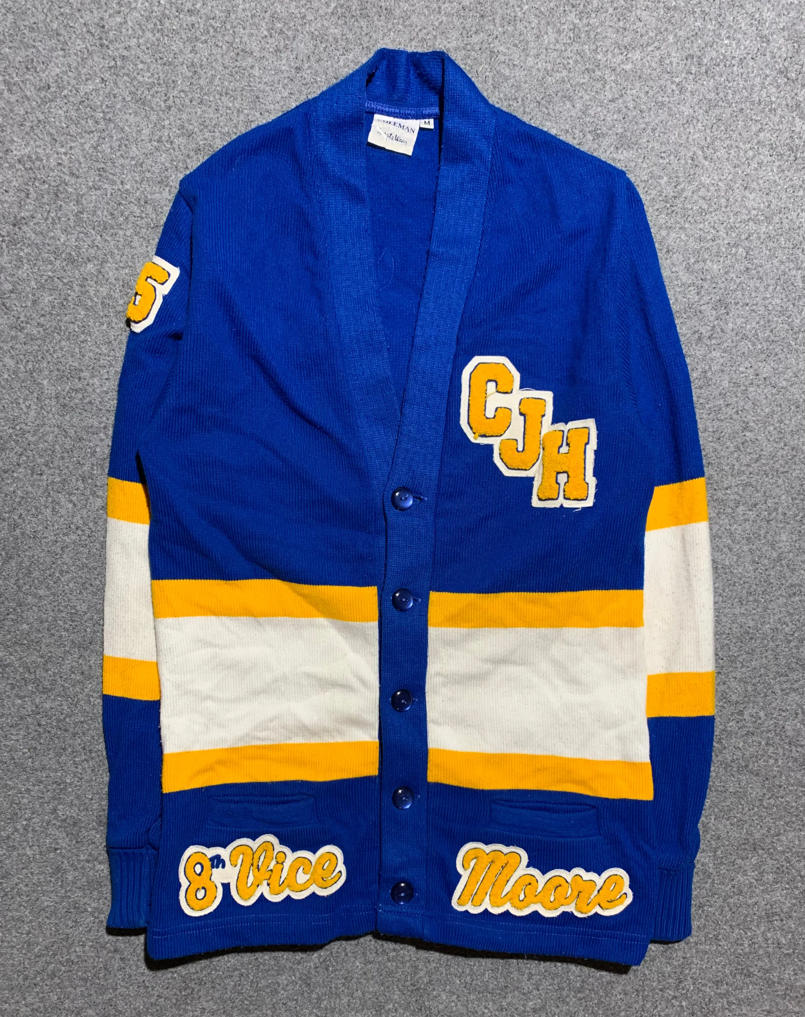 Anti Pilling Technology 70s ??Coleman Knitting?? cardigan