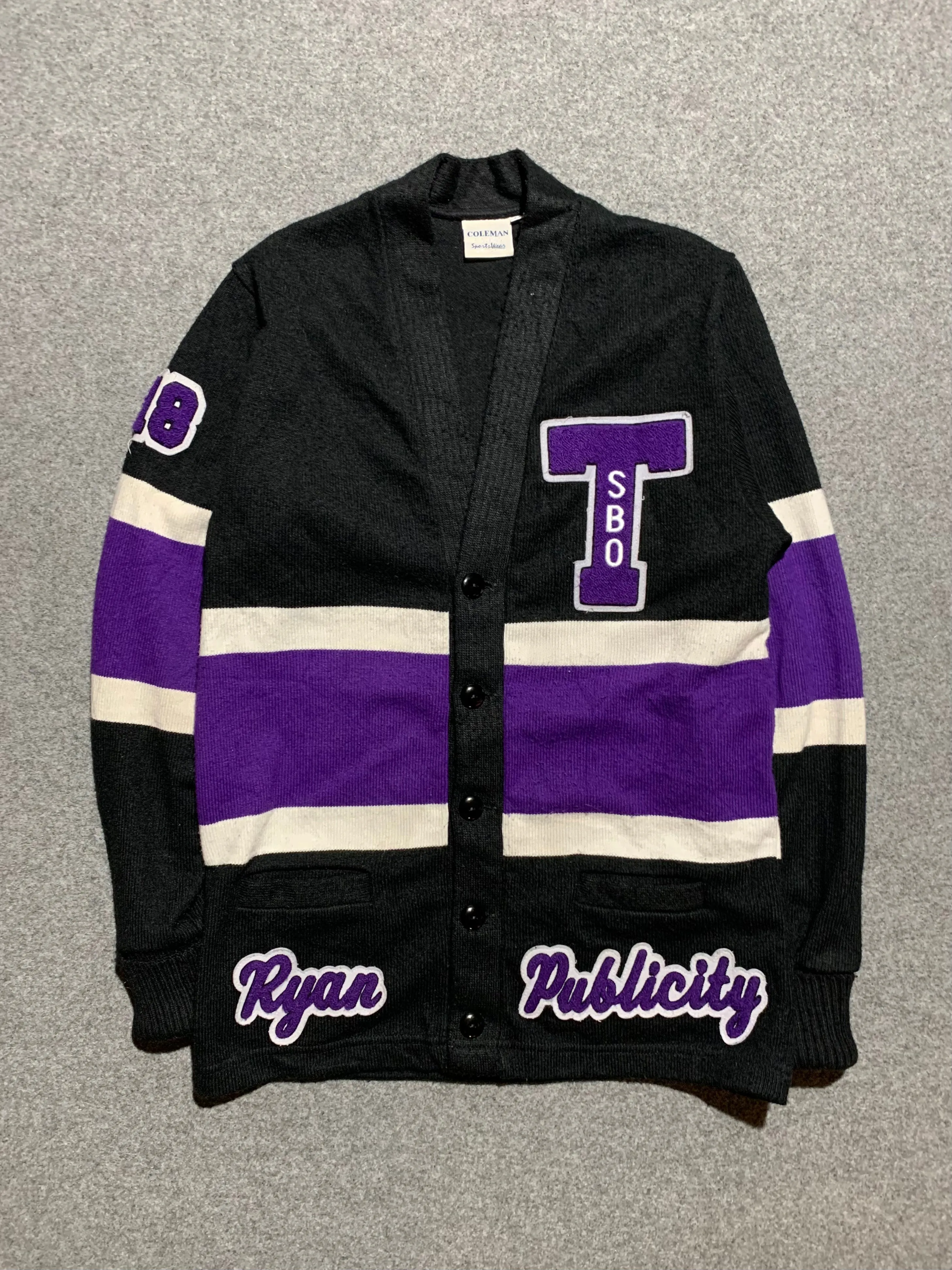 Chill Vibe Unisex Fit 80s ??Coleman Knitwear?? cardigan