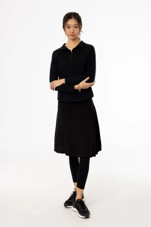 Fashion Forward Black Short Flare Skirt