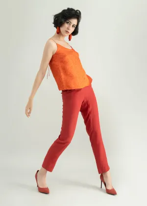 Movement Fit Rubberized Hem LEO - RED SHAN