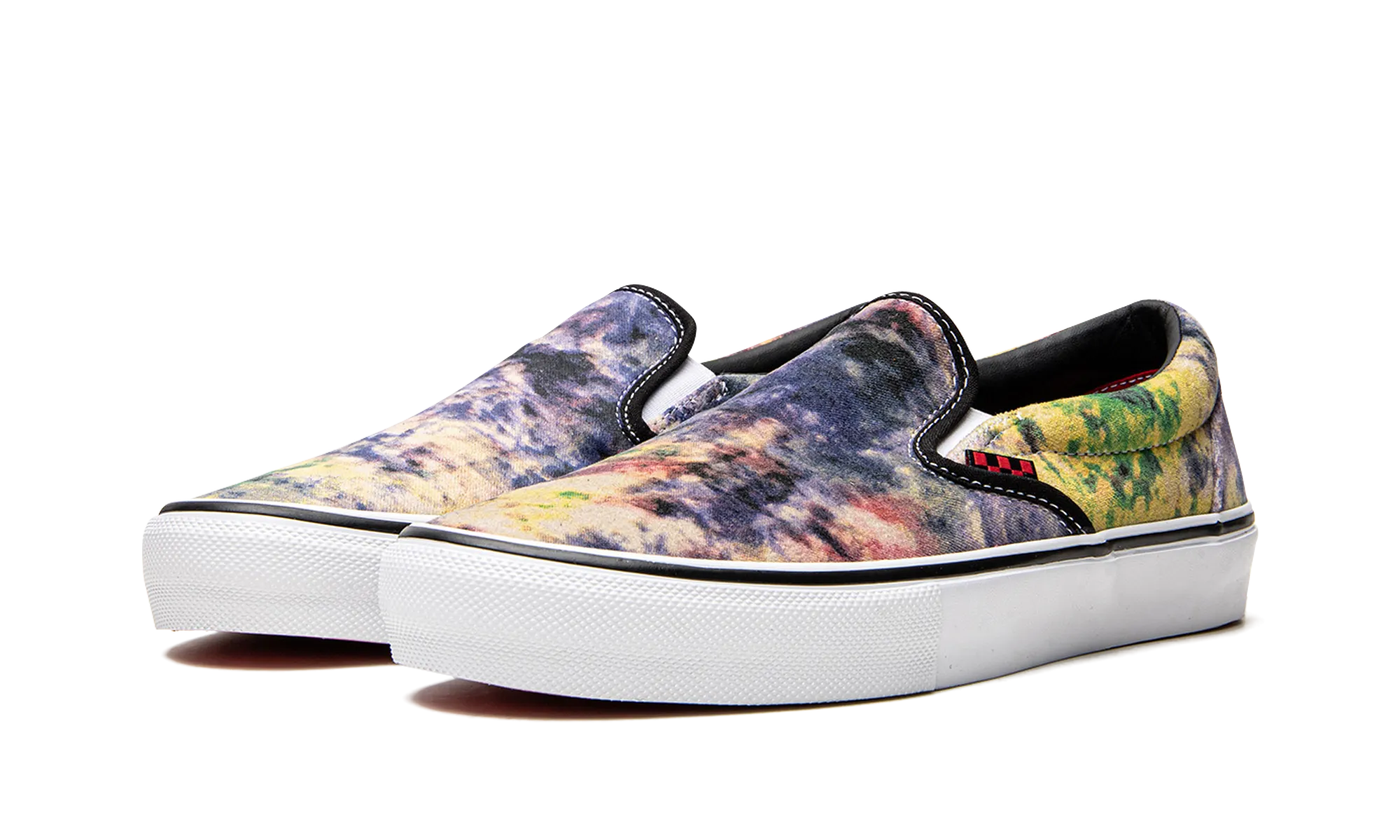 Skate Slip On "Multicolor Tie-Dye" Water   Resistant Modern Pace