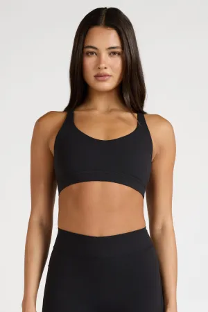EcoSculpt Cross Back Sports Bra Non-Restrictive Fit Secure Design