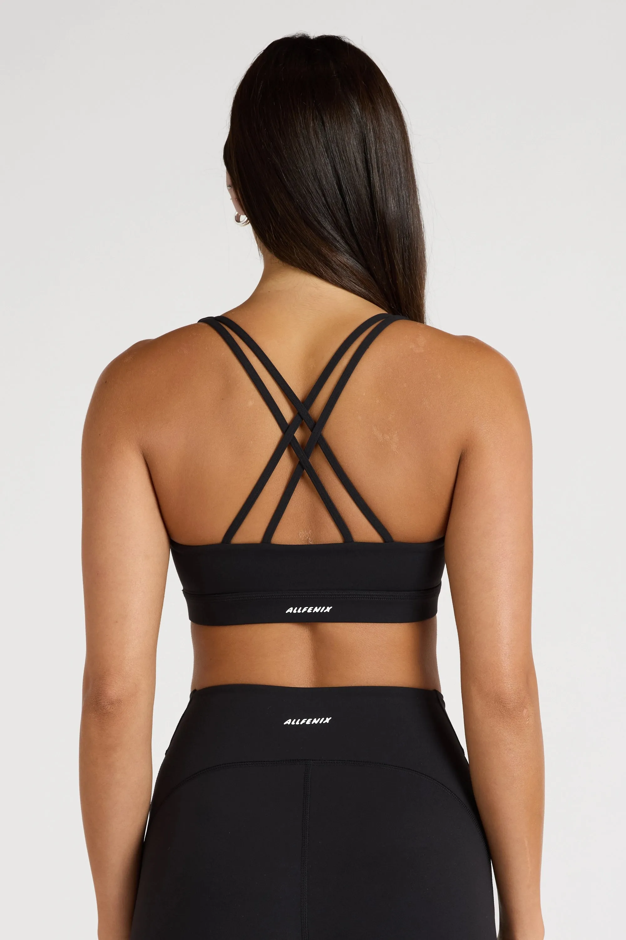 Indoor sports Racerback Style EcoSculpt Cross Back Sports Bra