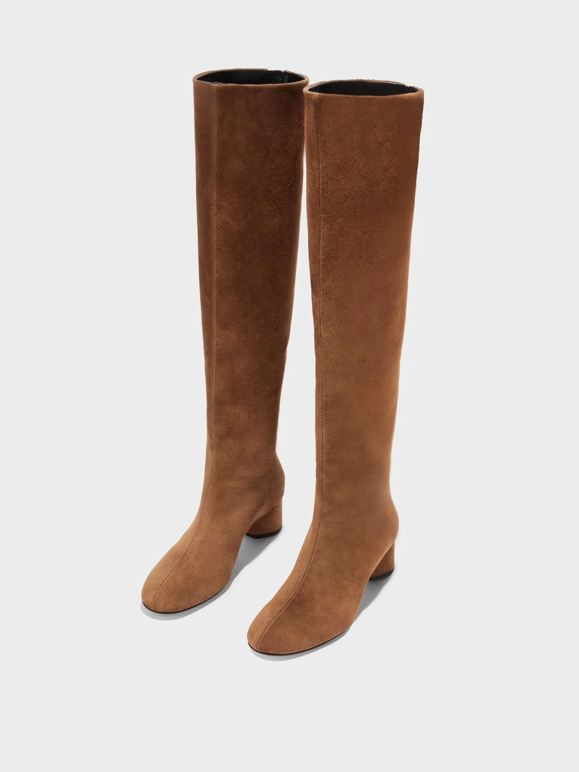 Willa Suede Knee-High Boots Rugged Built River Crossing Seamless Comfort Snow Trekker