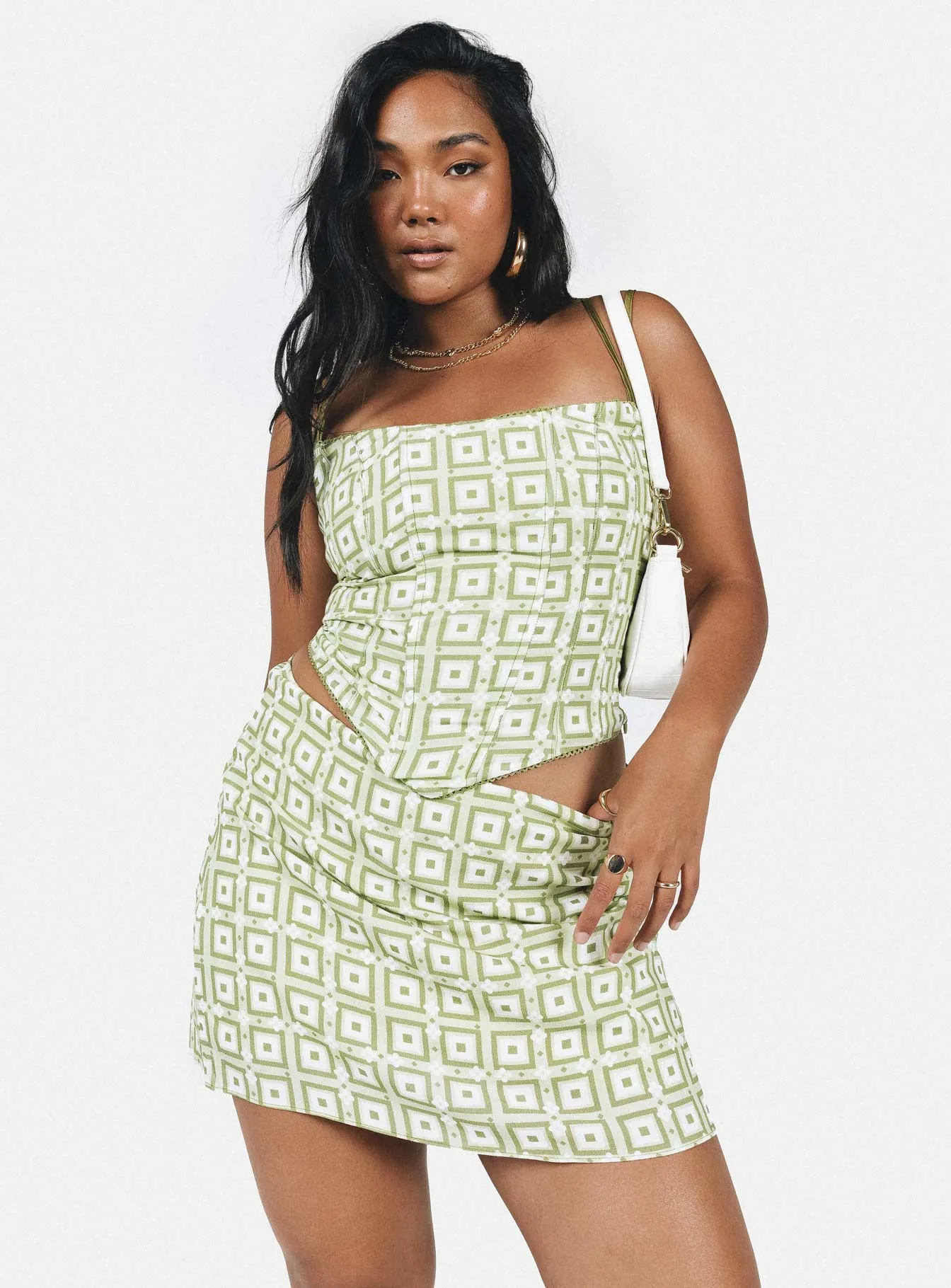 Easy Layer Misuraca Mini Skirt Multi