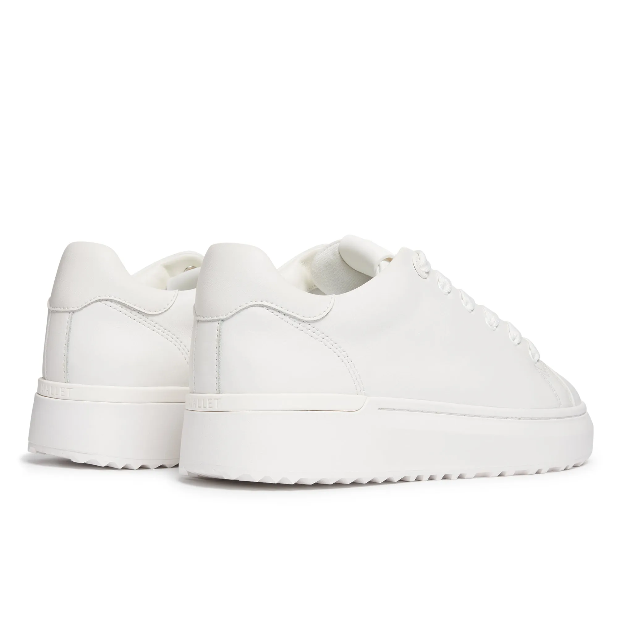 easy to put on GRFTR LTC White Leather Womens