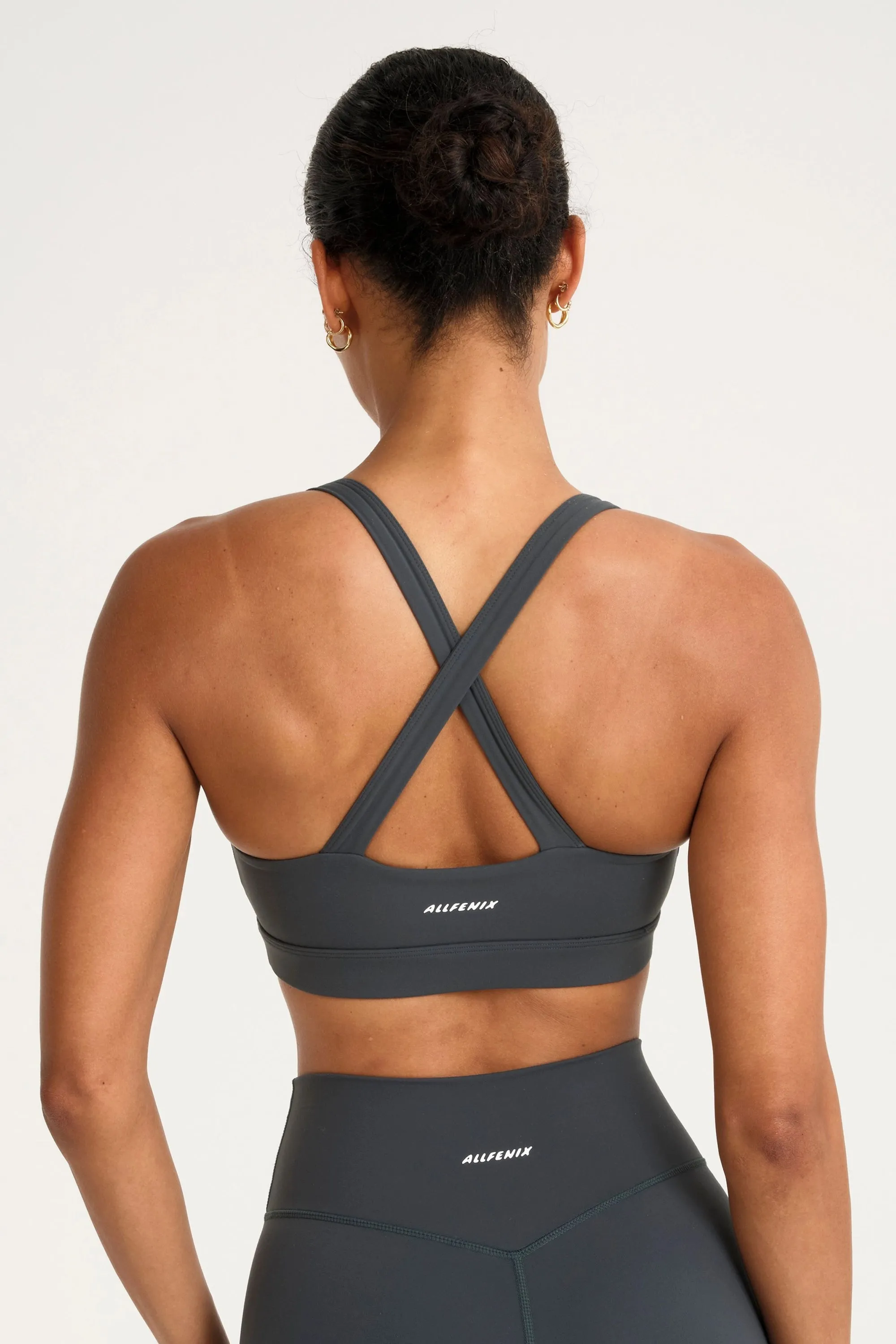 ALLFENIX CloudCore Cross Over Core Sports Bra Cross Back Closure