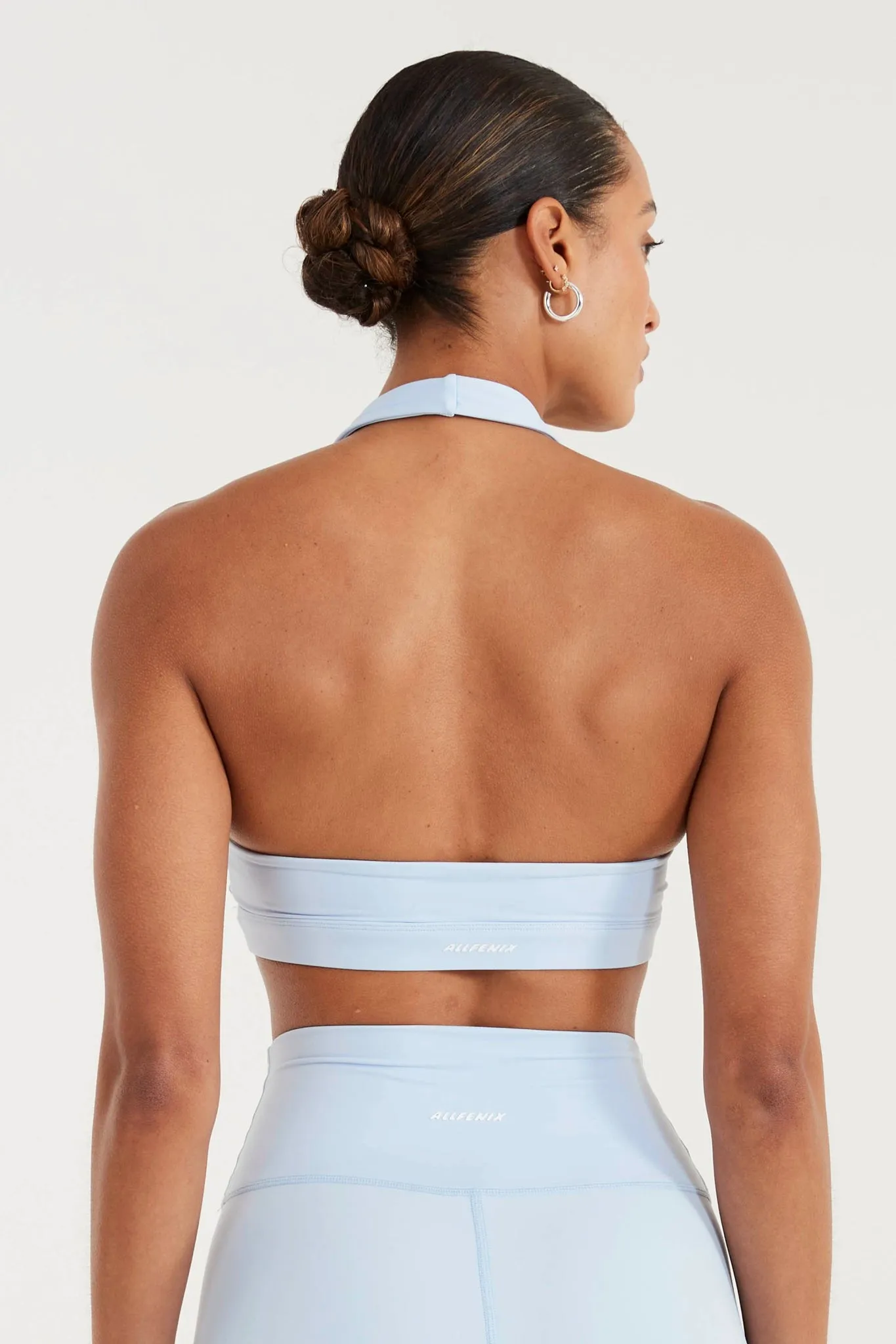 ALLFENIX CloudCore Halter Sports Bra Pilates studio clients