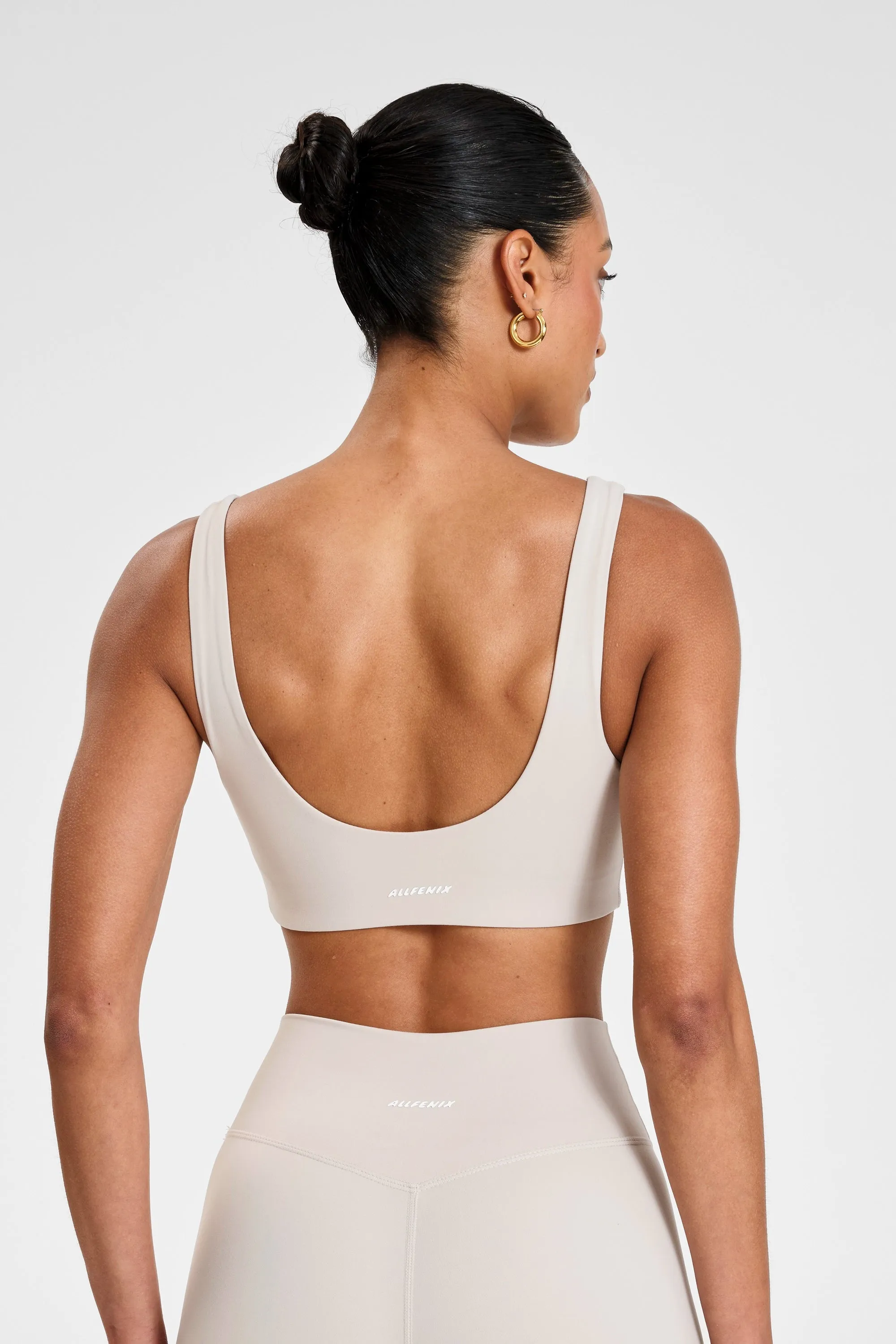 ALLFENIX CloudCore Open Back Sports Bra Layered Reinforcement Sports fans