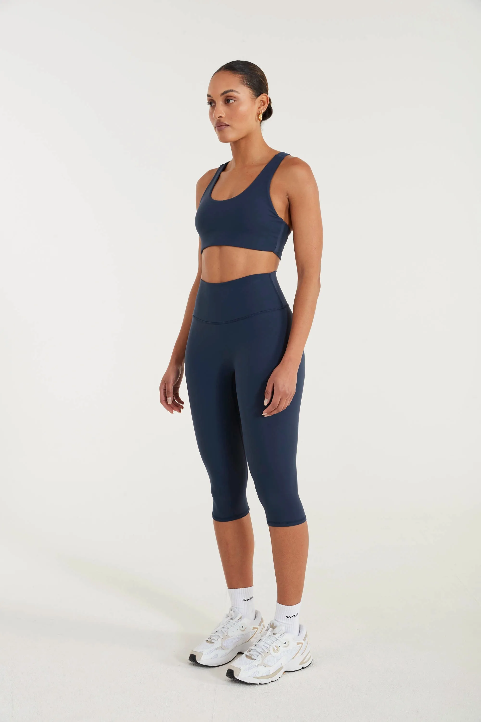 Soft Material Ribbed waistband ALLFENIX CloudCore Racer Sports Bra