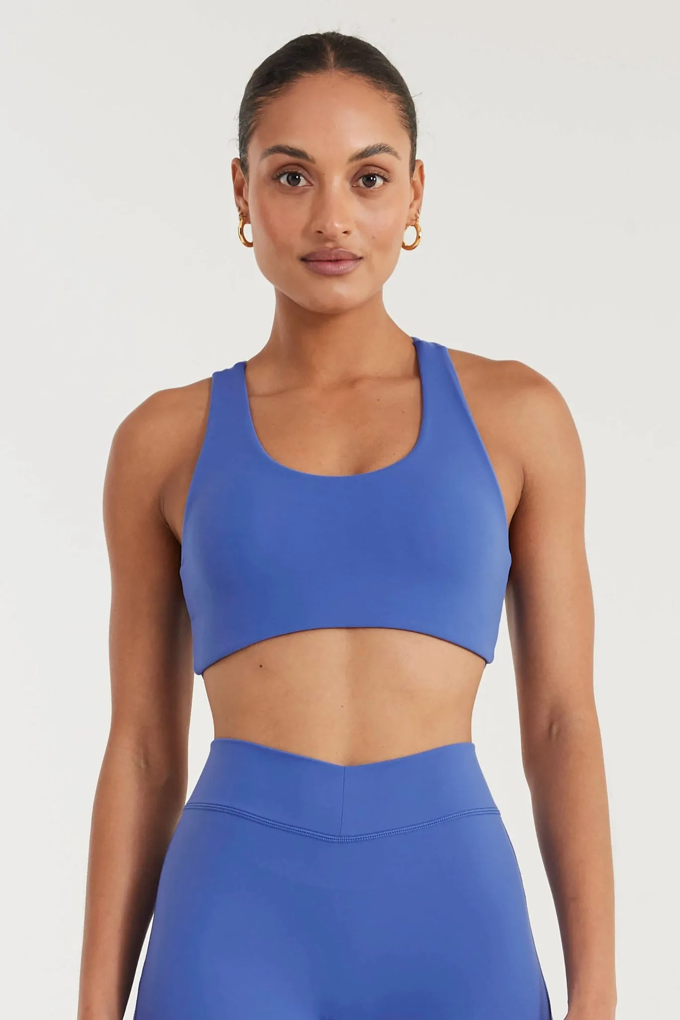 ALLFENIX CloudCore Racer Sports Bra Striped Collared seams