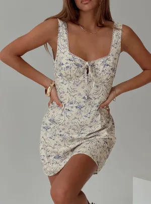 Soft cotton blend dress Smart Detail Alliston Mini Dress Yellow