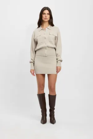 Amelia Knit Skirt Neutral Look