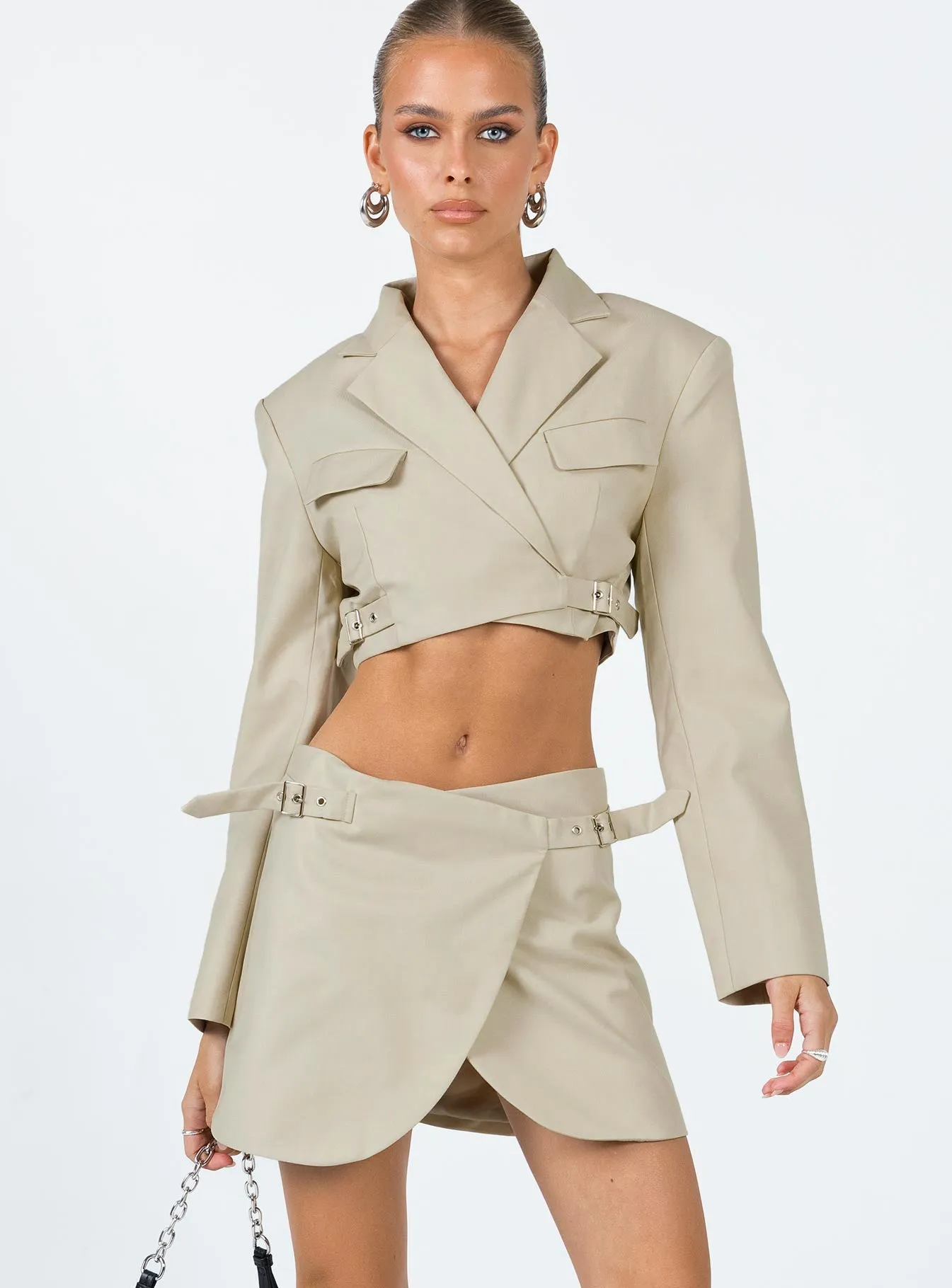 Anja Mini Skirt Camel Mood Outfit