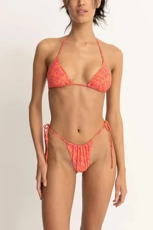 Water Sport Style Rhythm Womens Bikini Top Adia Paisley Slide Tri