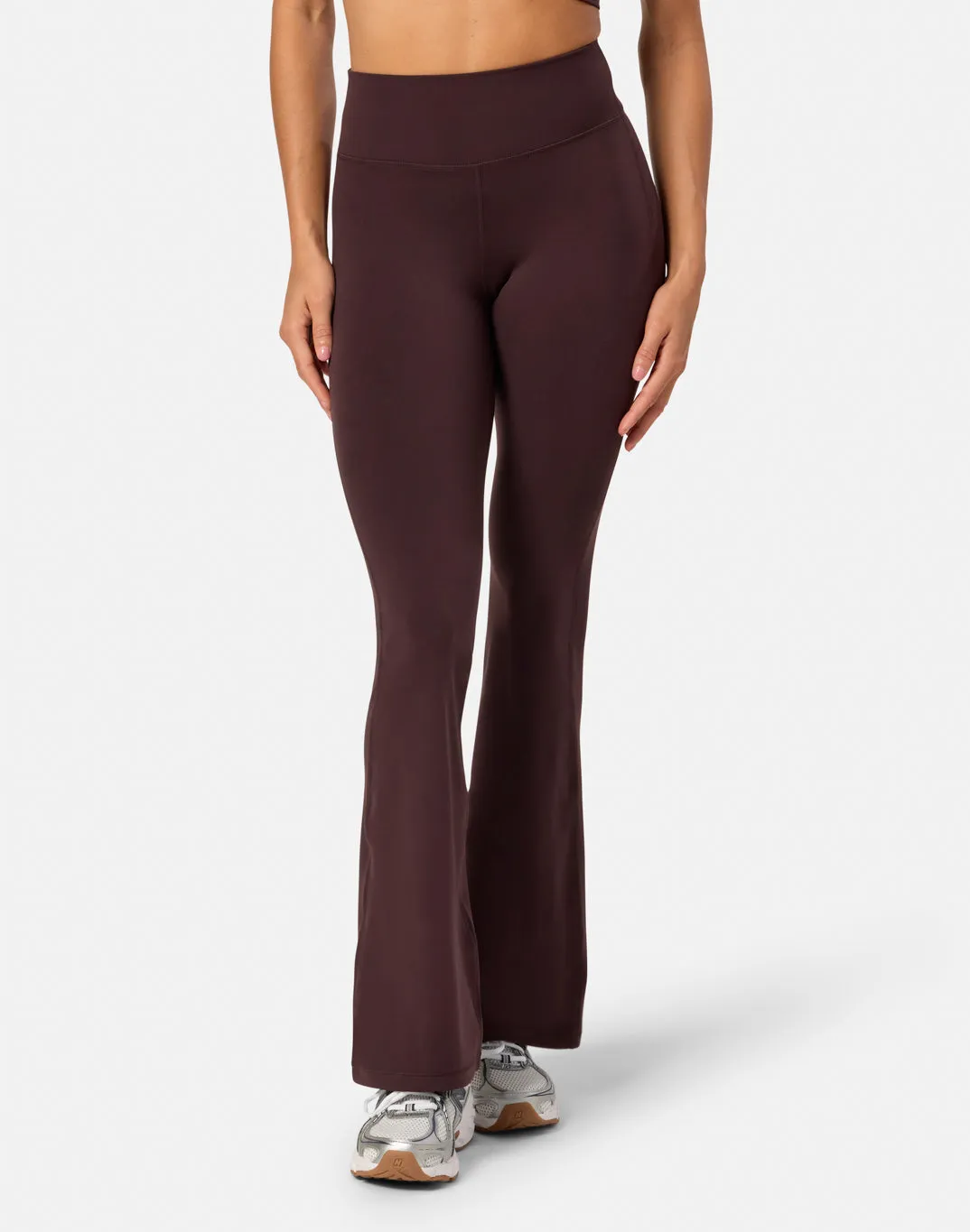 Still Glow Soft-Motion Flare Legging in Mocha Bean