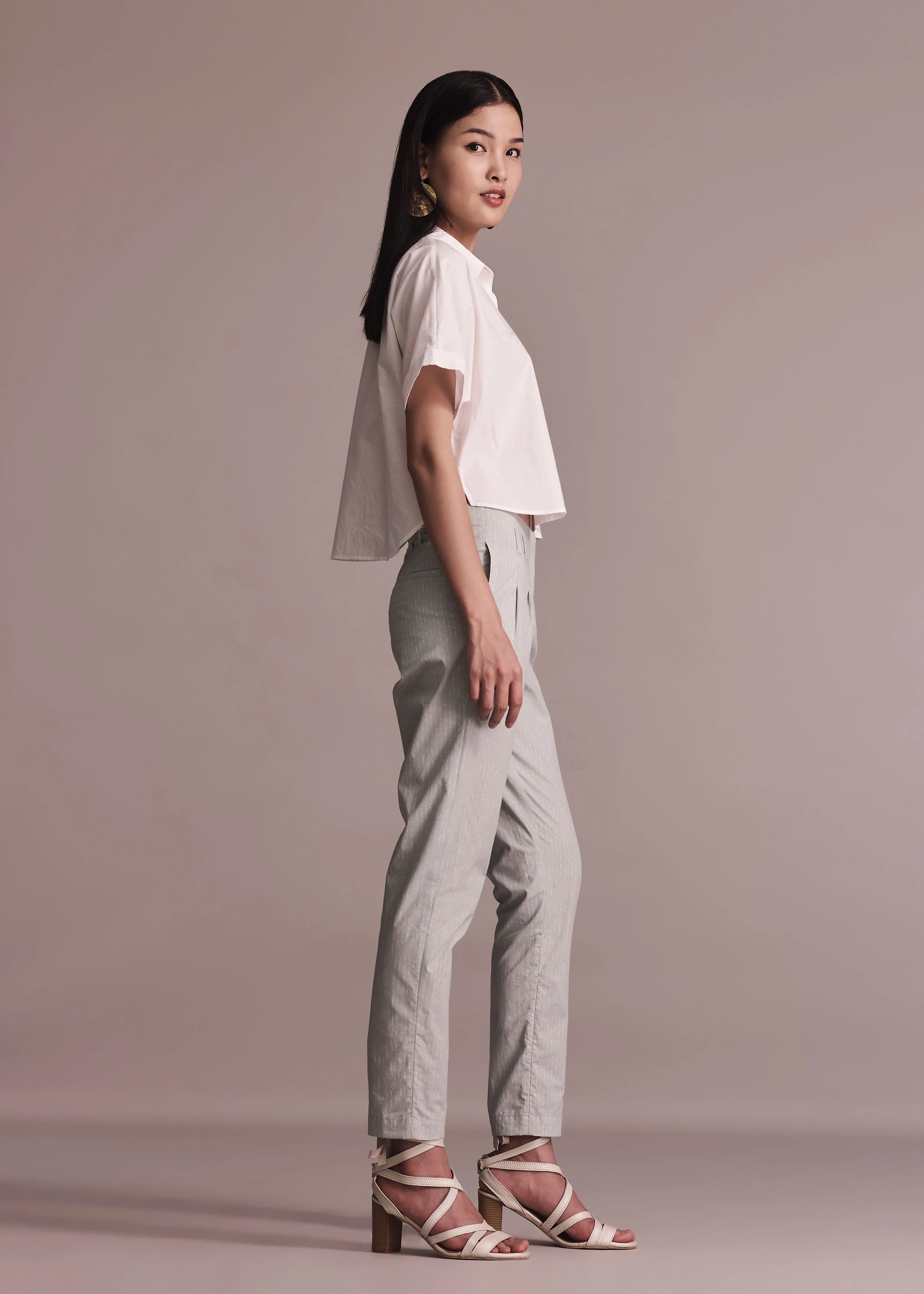 WrinkleResistantMaterial Light Fit NEROLI - MIST