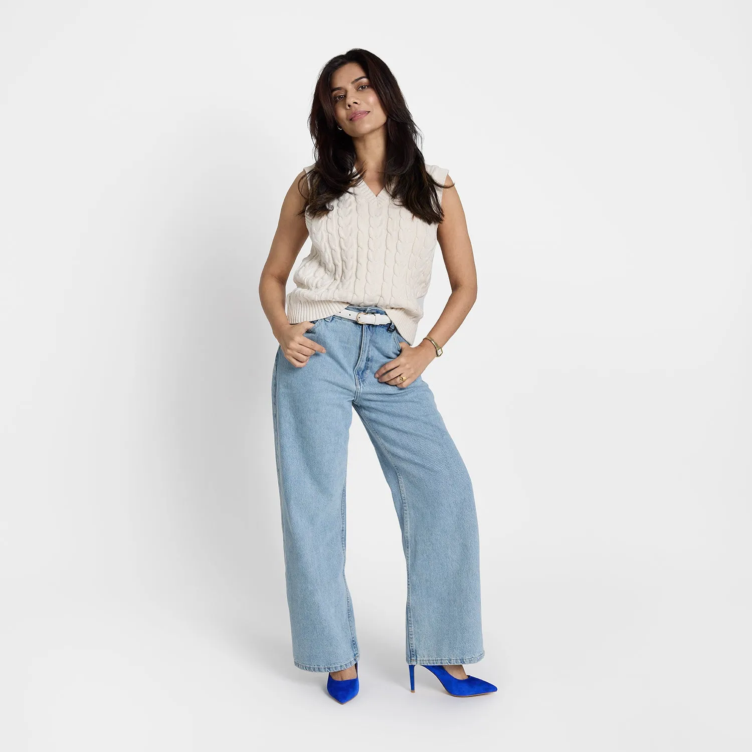 Chic Sandals for Day Classic Bridal Sandals Nemesis 95mm Heel | Cobalt Blue Suede