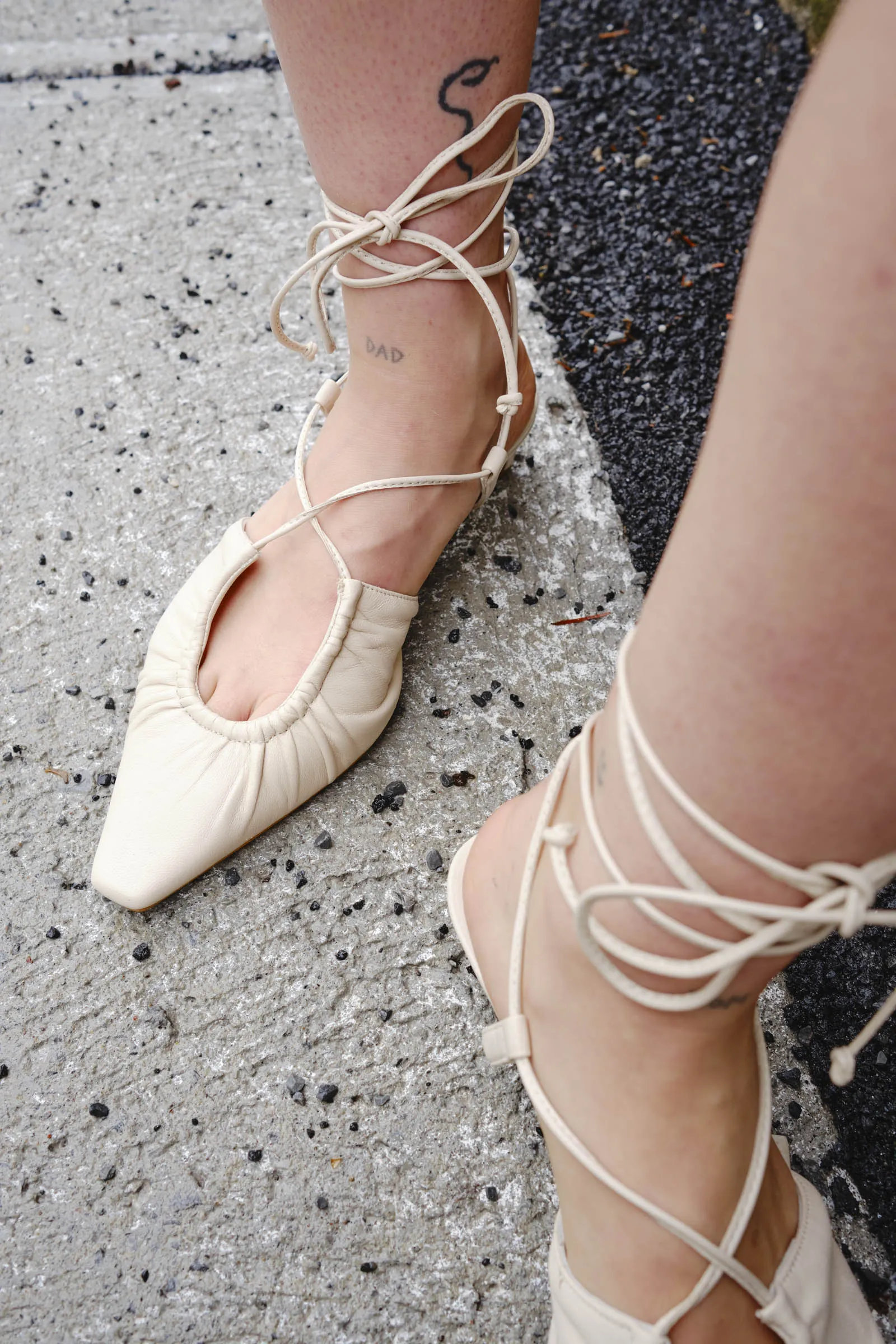 Rafael Cream Pump City Chic Strap closure