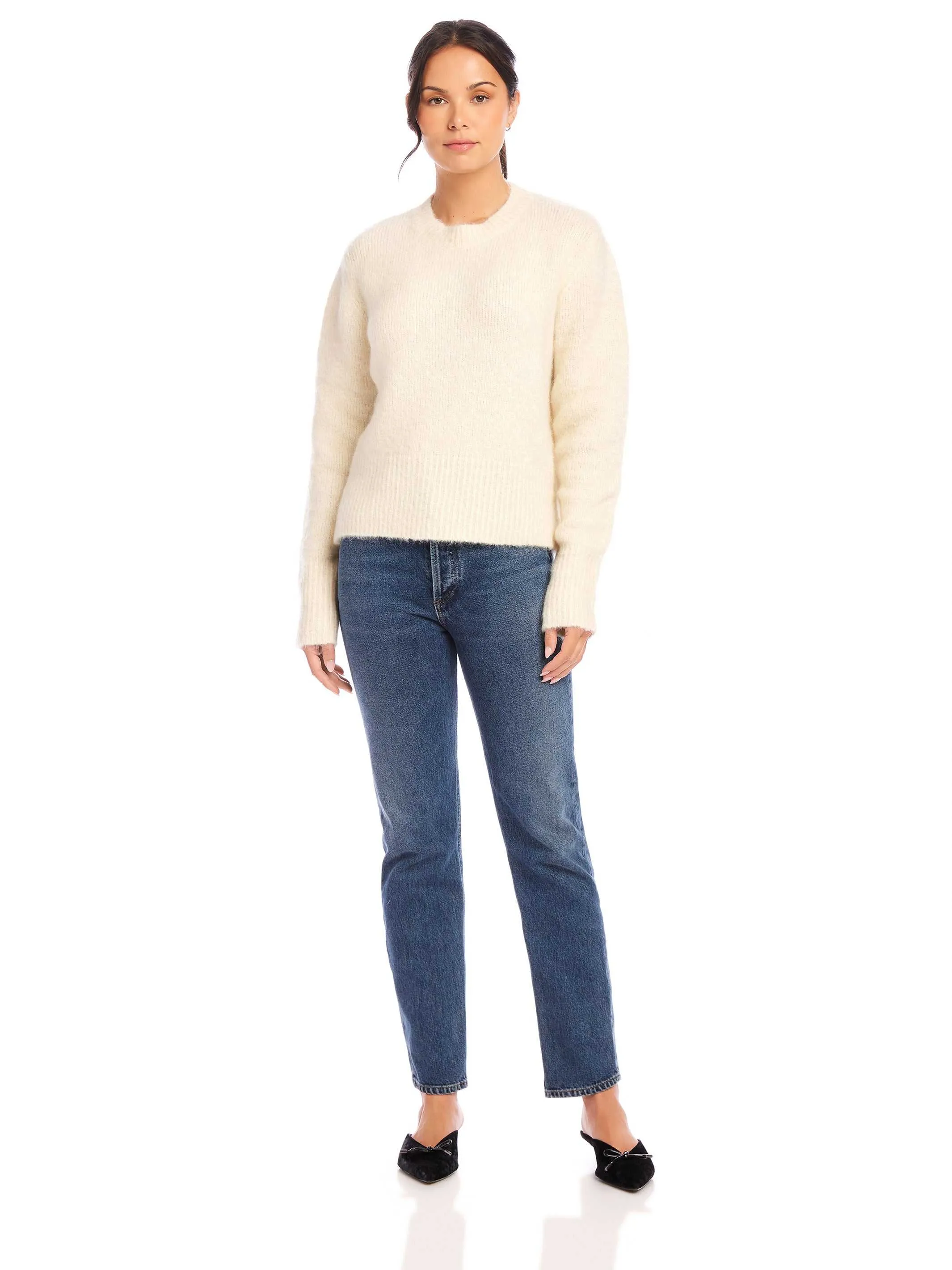 Arely Crewneck Sweater Airy Feel