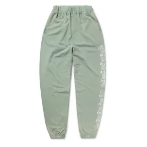 Stretching Fit Aries Womens Aged Ancient Column Sweatpant Green