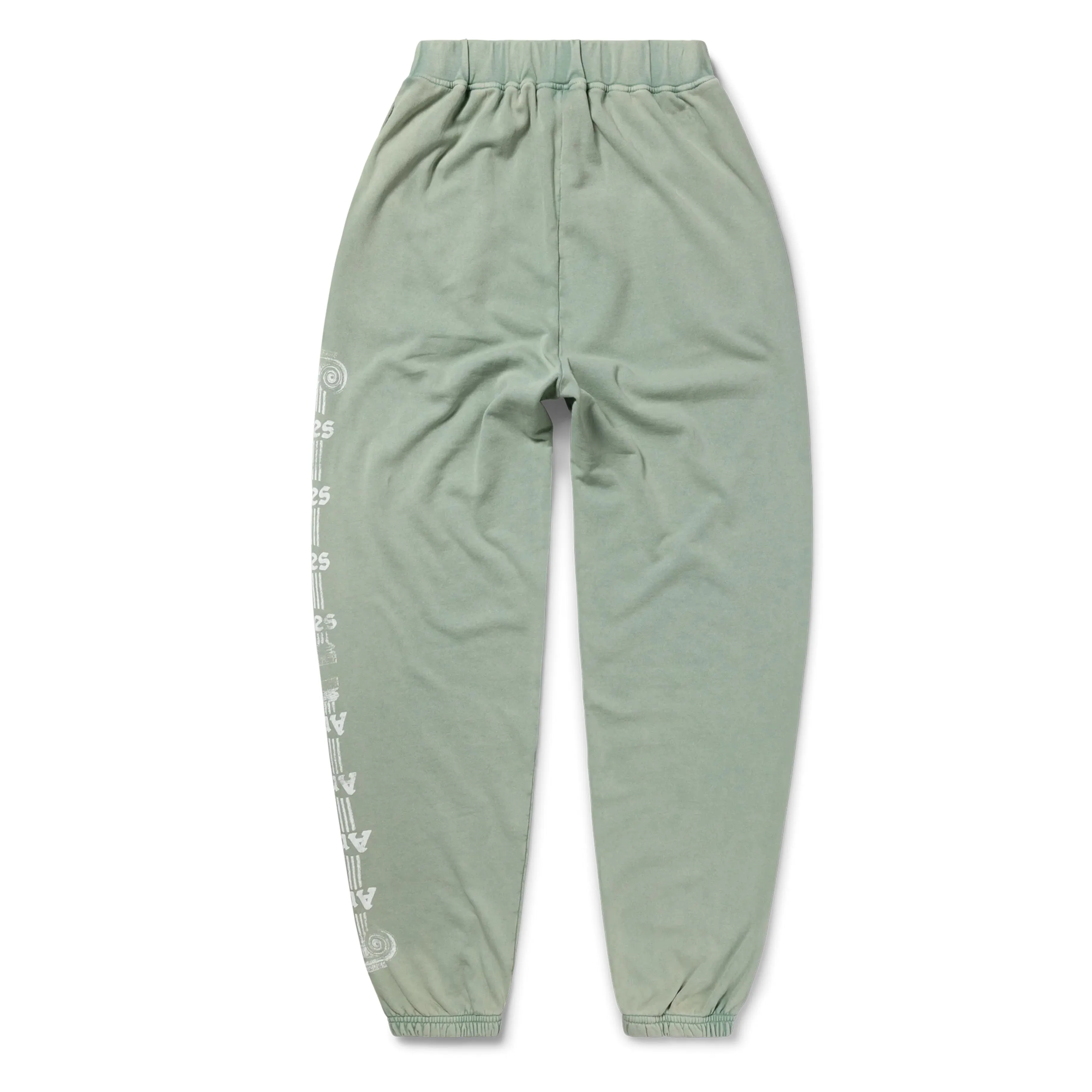 Elastic Cuff StaticResistantMaterial Aries Womens Aged Ancient Column Sweatpant Green