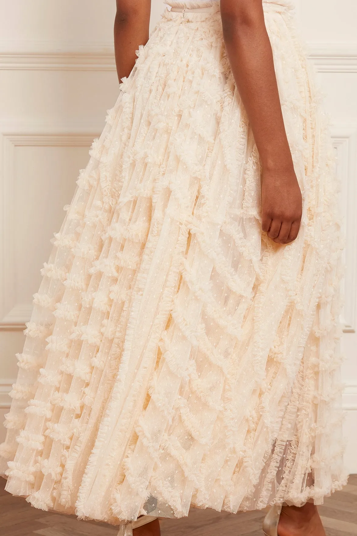 Florence Ruffle Ankle Skirt Relaxed Mood