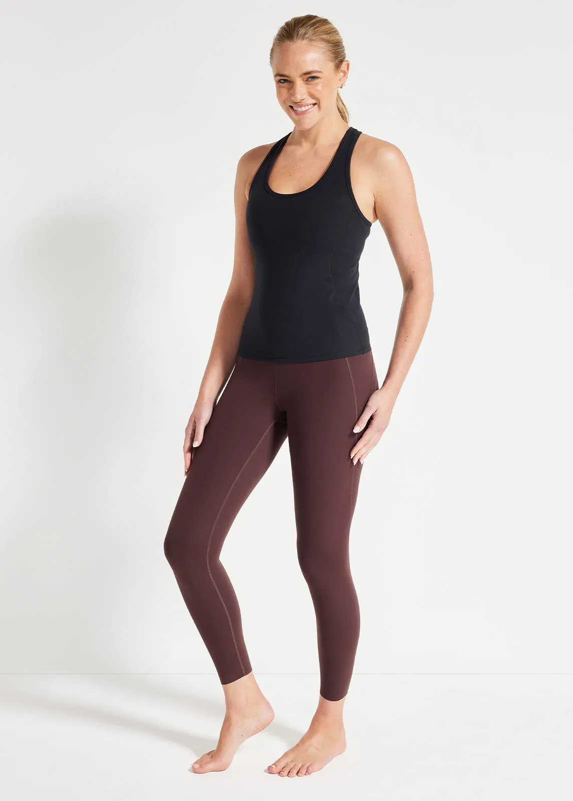 In Motion Racerback Tank Regulation - following Durable Double Stitched Seams