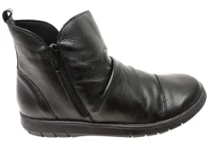 Canvas Lite Balatore Claudia Womens Comfortable Leather Ankle Boots Made In Brazil