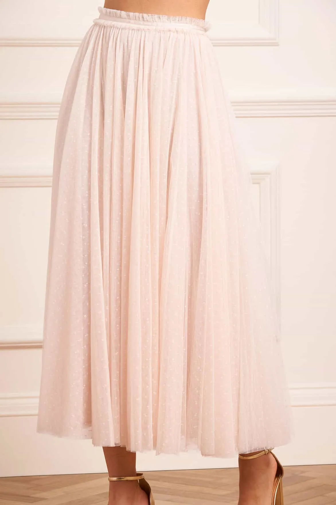 Neutral palette A line Ballet Kisses Ankle Skirt