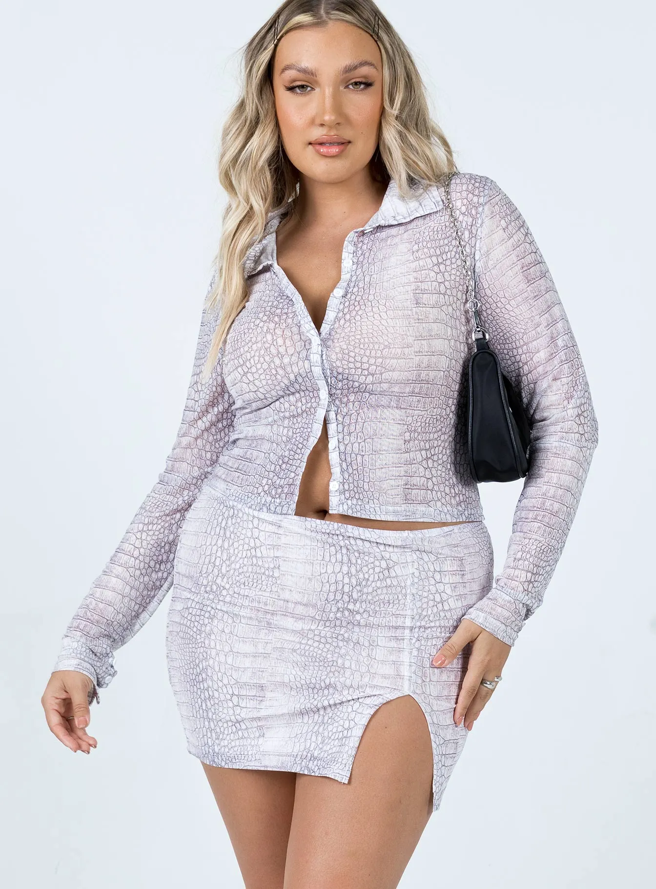 Chill Mood Barbie Mini Skirt Snake