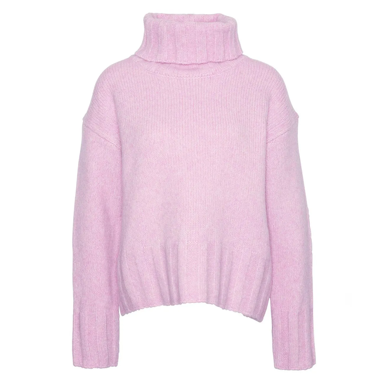 Barbour Womens Anita Knitted Jumper Lavender Haze Simple Silhouette