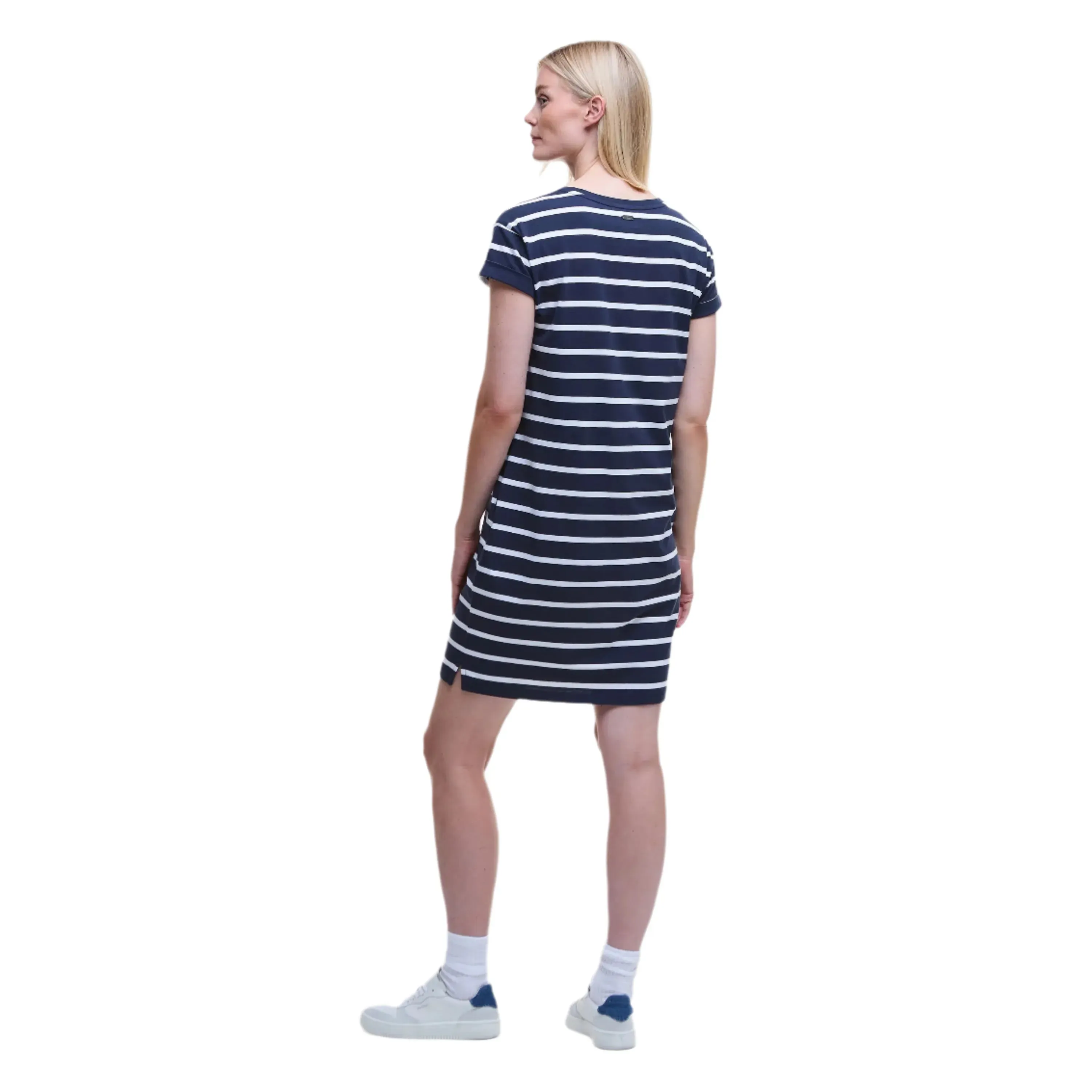 All-Weather Wear Barbour Womens Dress Otterburn Stripe Navy