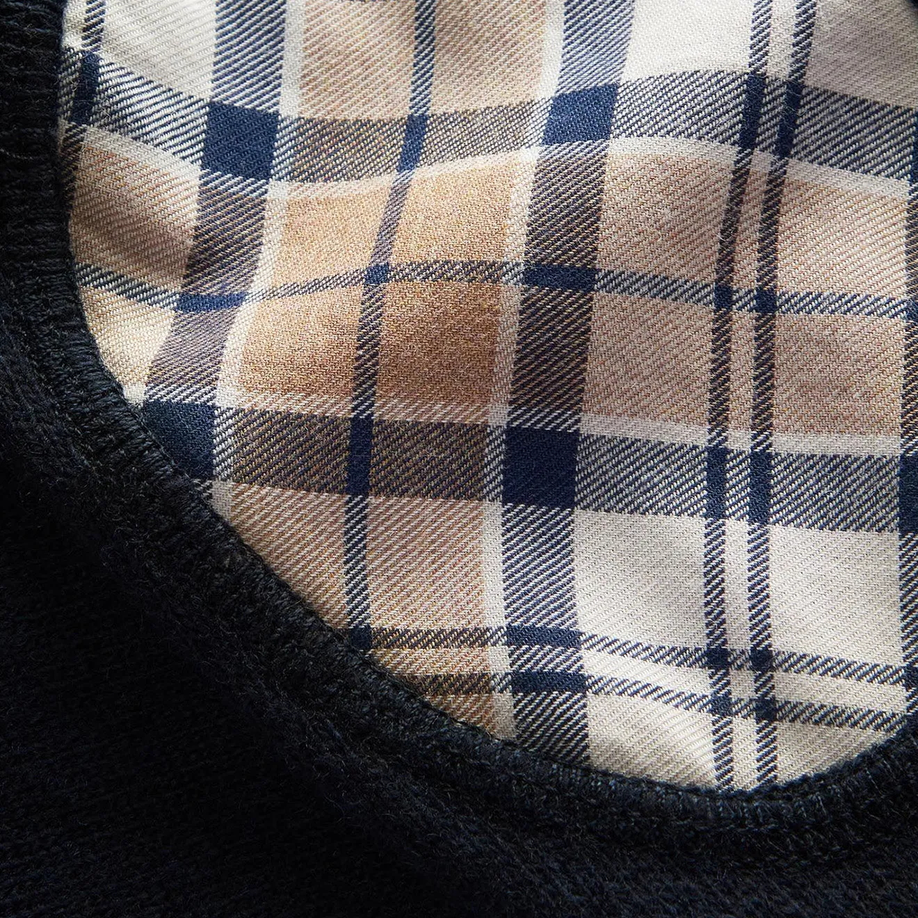 Barbour Womens Pendle Roll Neck Knit Classic Black/Fawn Daily Comfort