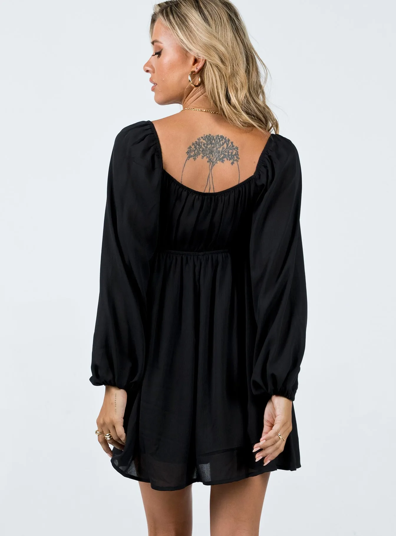 Bettie Mini Dress Black Body Positive