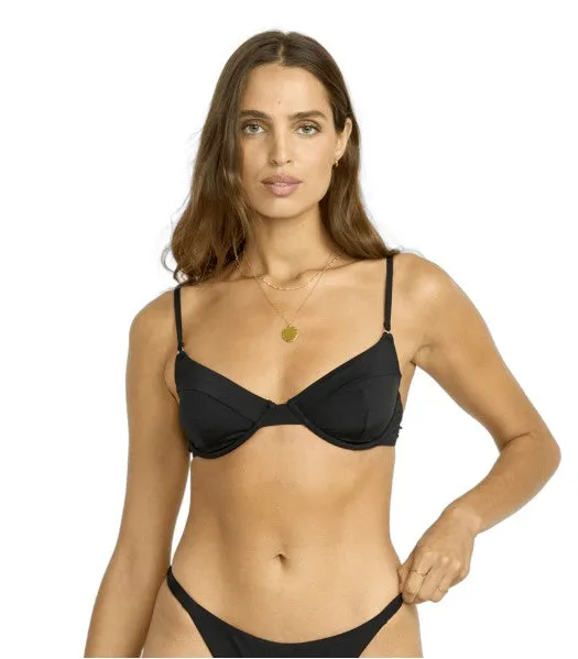 Billabong Womens Bikini Top Sol Searcher Morgan Underwire 4 Way Stretch Material