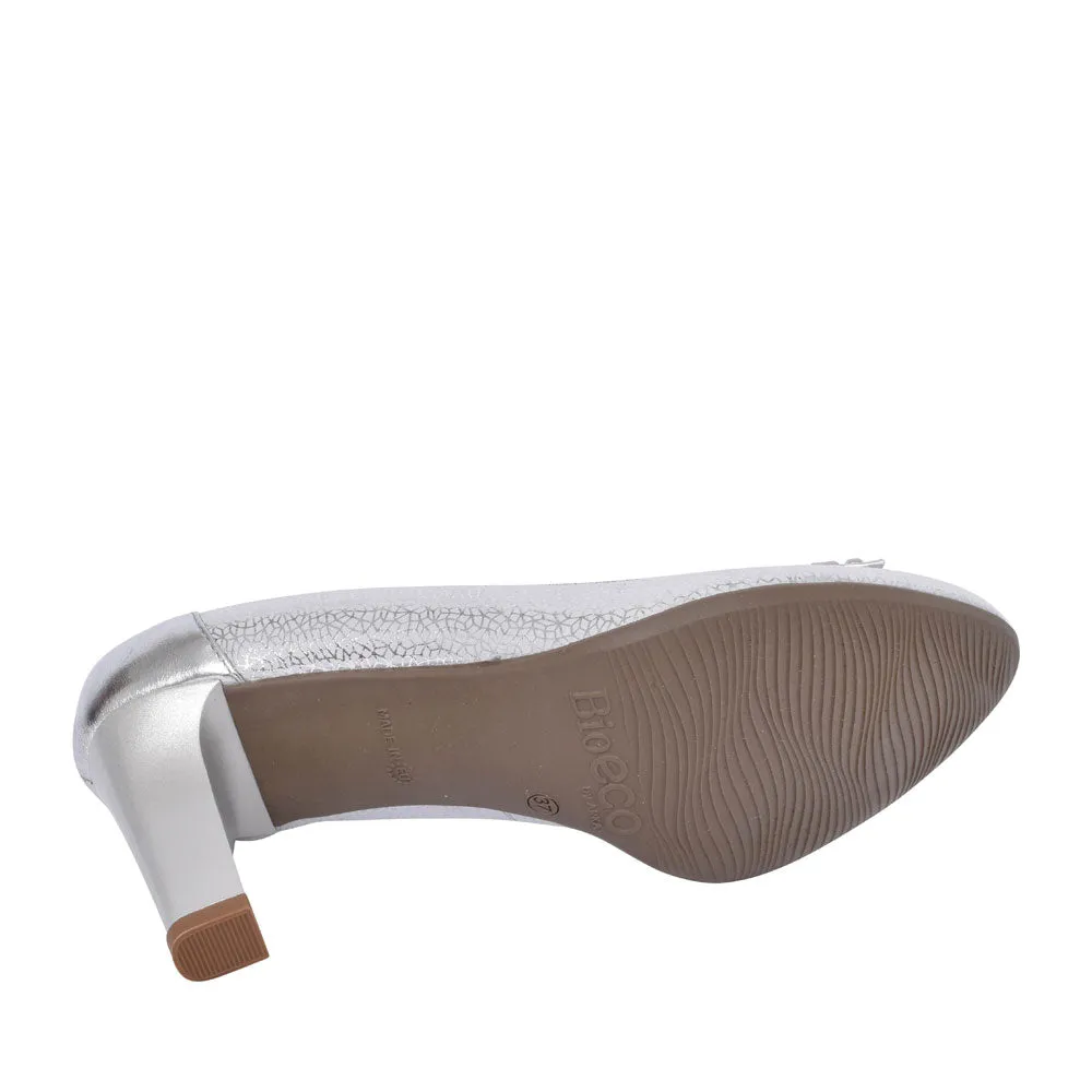 Bridal Footwear Bioeco Womens Shoe 5402 Silver