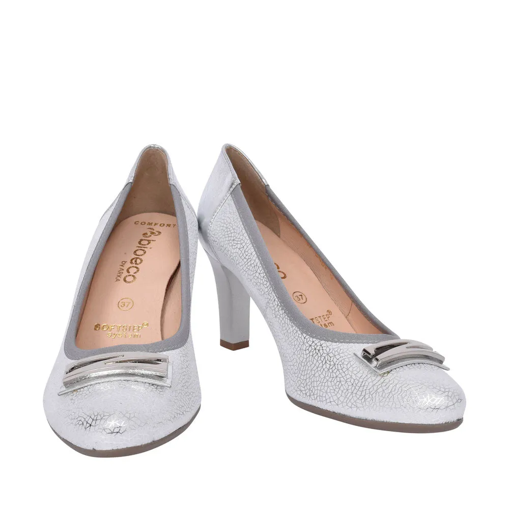 Bioeco Womens Shoe 5402 Silver Ergonomic Design