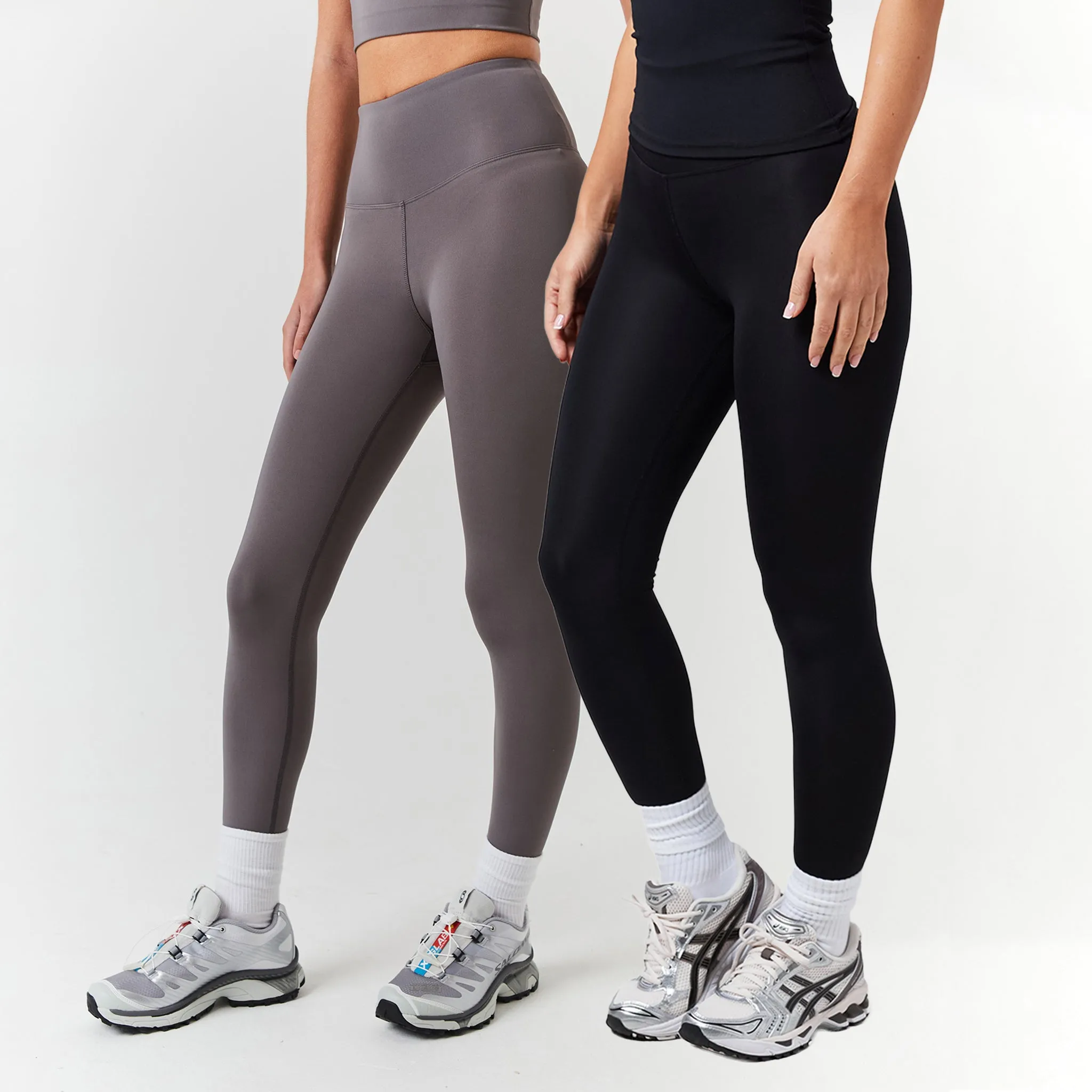 2-Pack Second Skin Leggings | Black/Grey Cold Fit