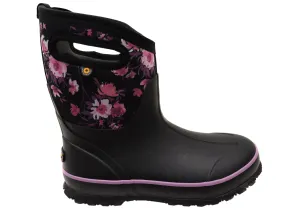 Heavy-Duty Build Bogs Womens Classic Mid Painterly Comfortable Gumboots