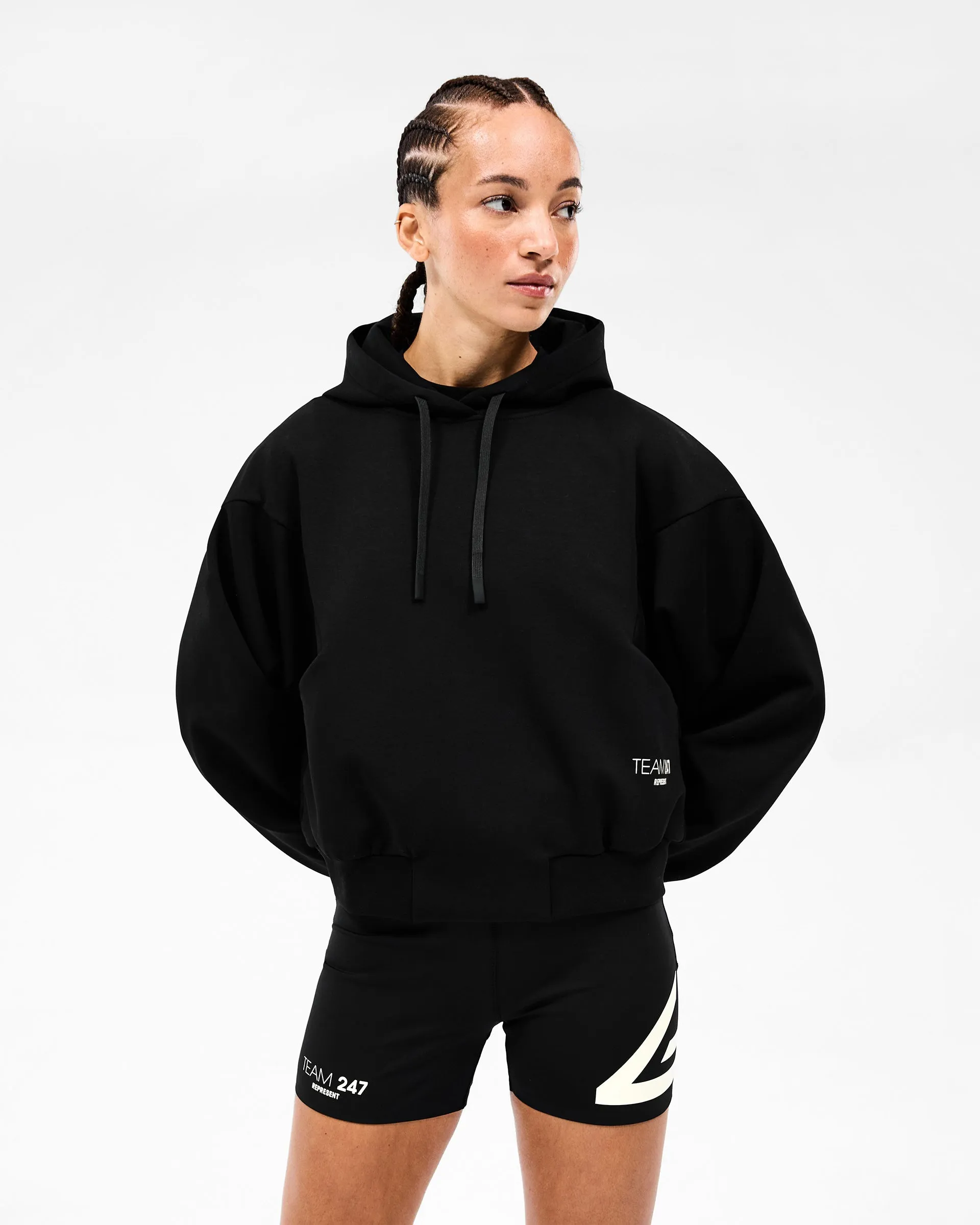 247 Training Hoodie - Black Thermal Lining
