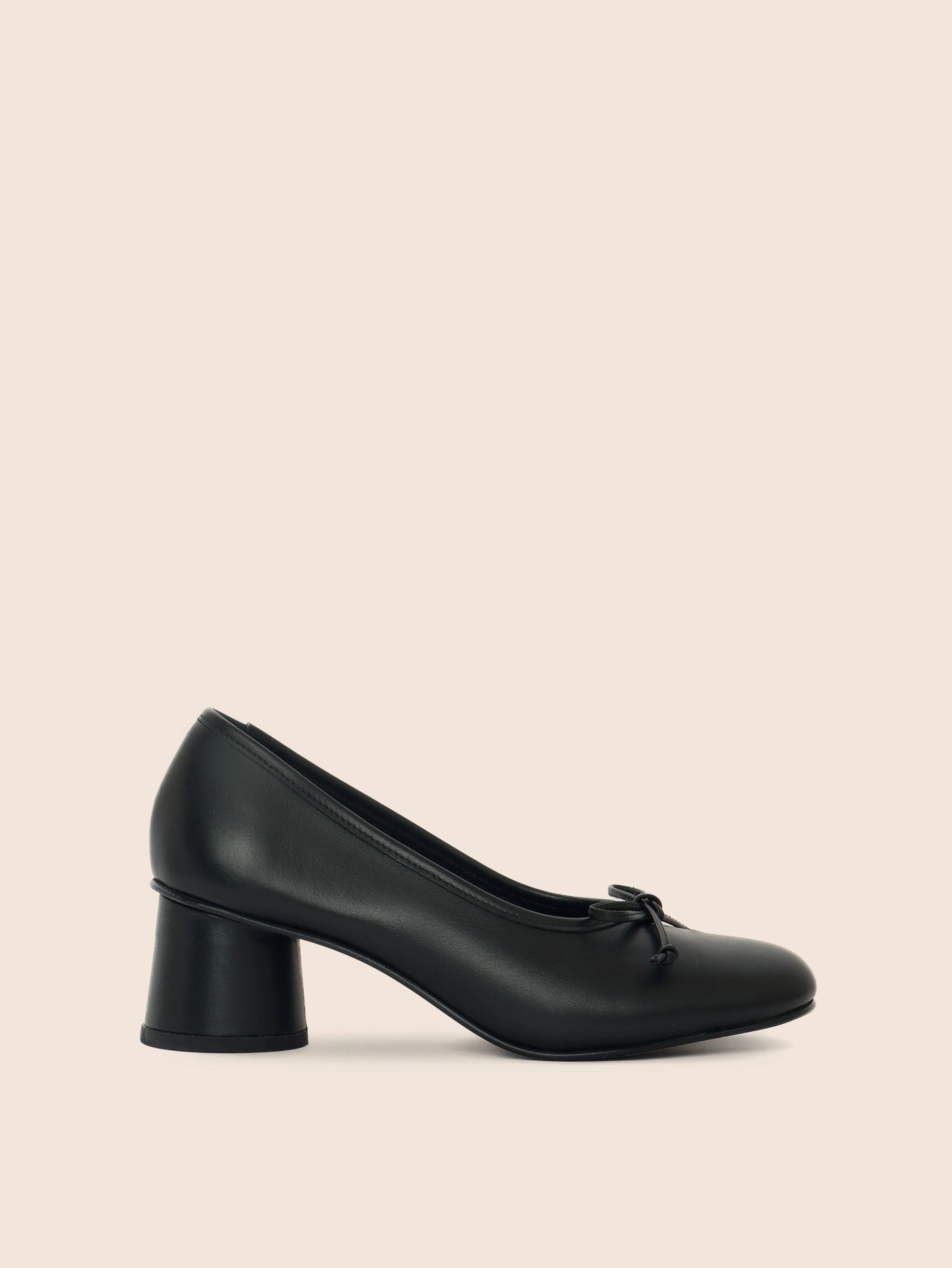 Slip-On Heels Supportive arch Salvada Black Heel