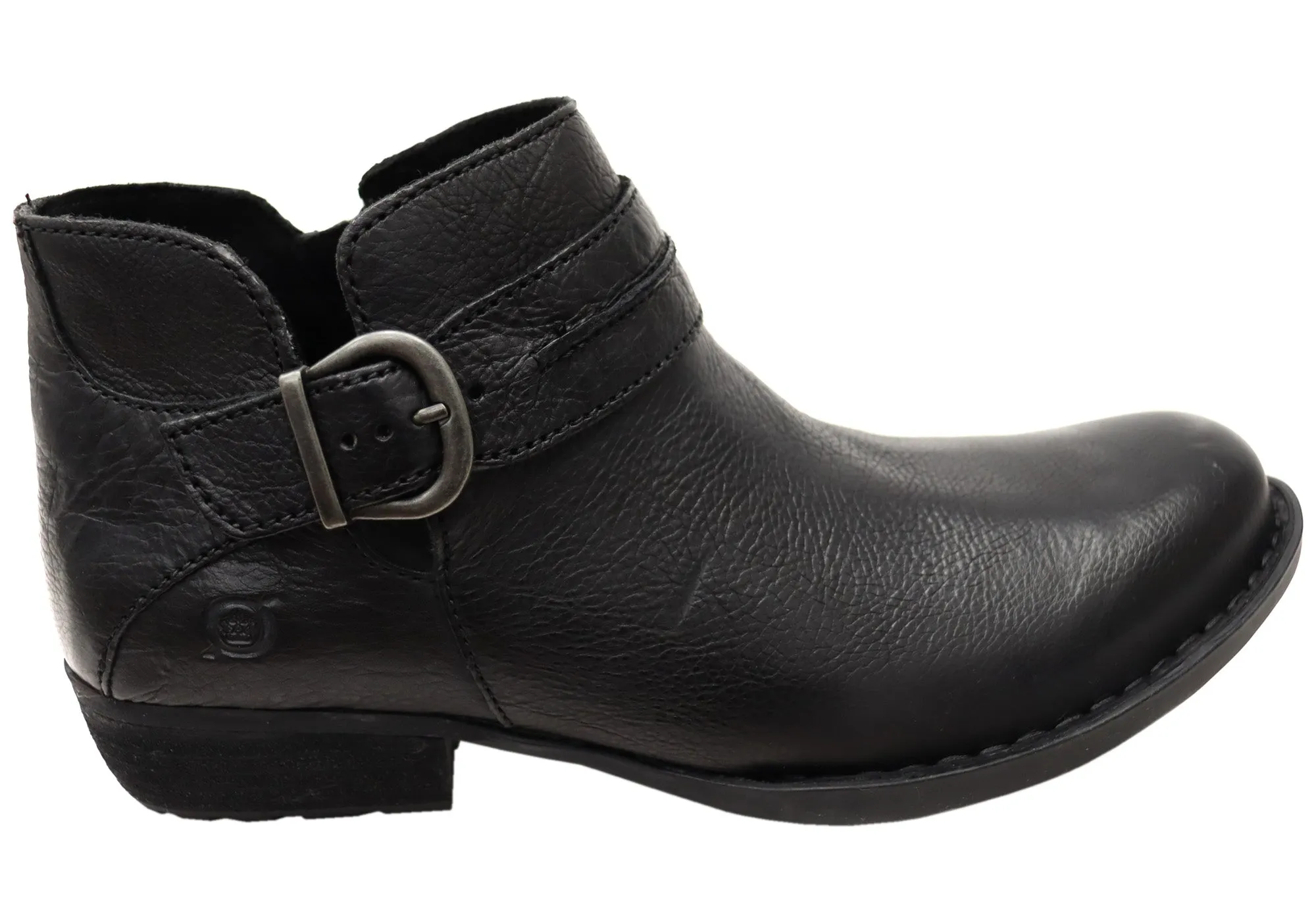 Ready For Adventure Born Kati Womens Comfortable Leather Low Heel Ankle Boots
