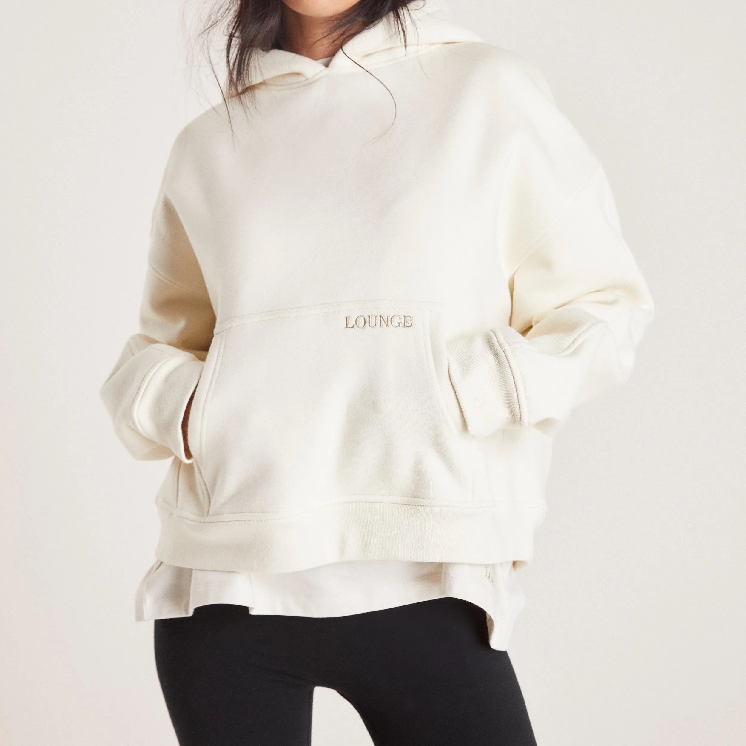 Boxy Hoodie - Tofu product linen breathability